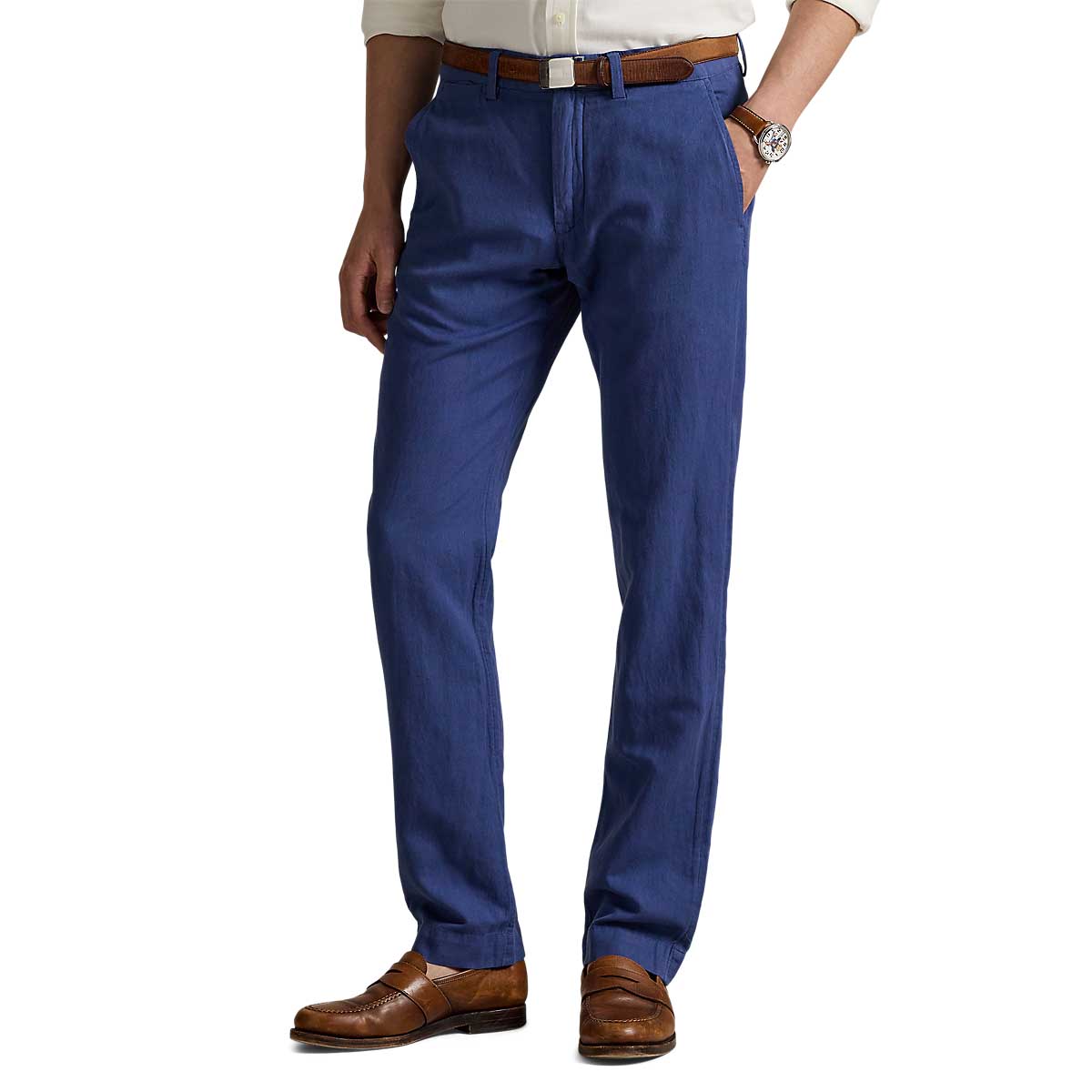 Polo Ralph Lauren Straight Fit Linen-Cotton Pant